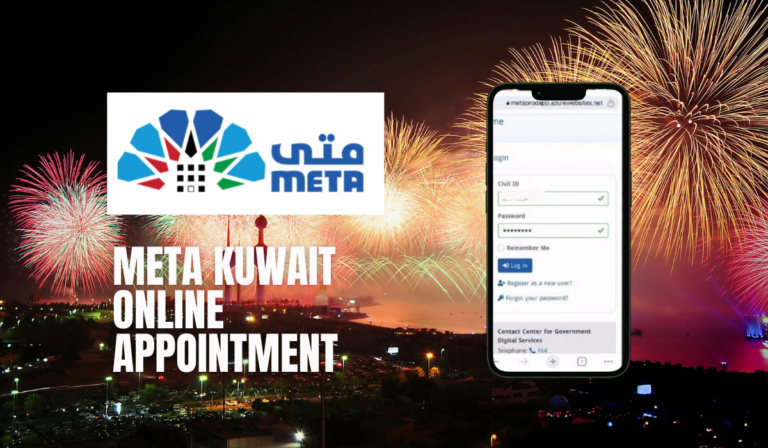 Meta Kuwait - Meta Kuwait Registration, Login and Biometric Appointment