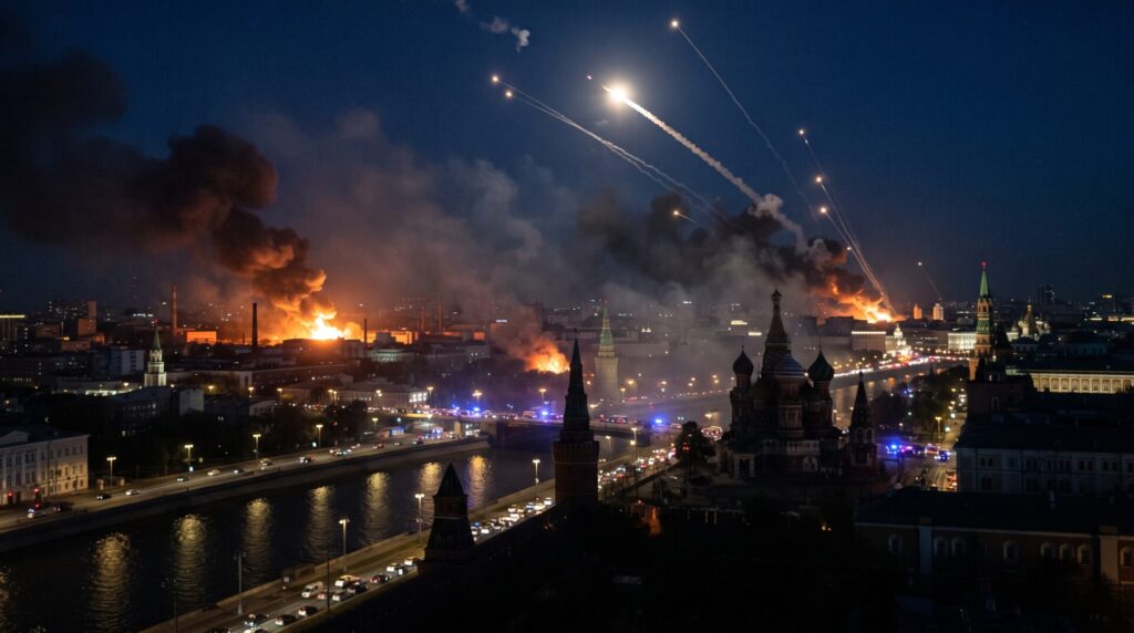 Moscow Hit by Large-Scale